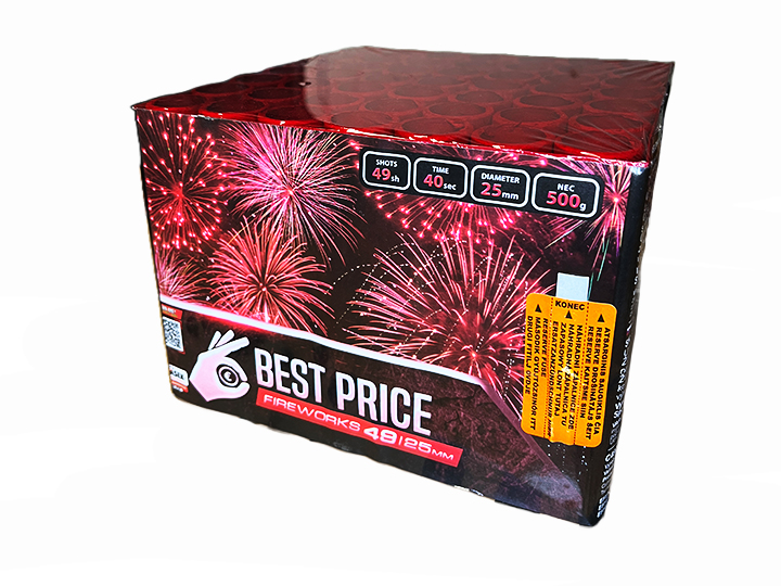 Best Price 49 strel / 25 mm - Ognjemetna baterija