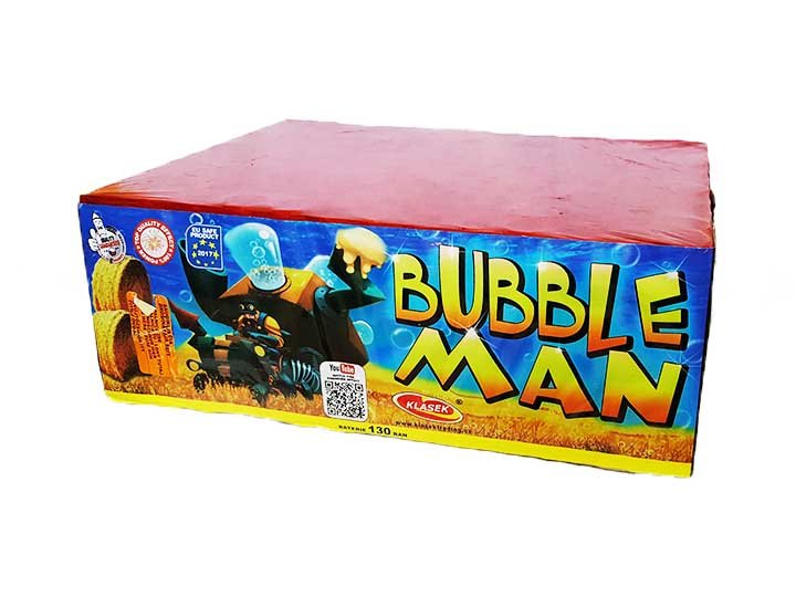 Bubble man 130 strel / 20mm - Ognjemetna baterija