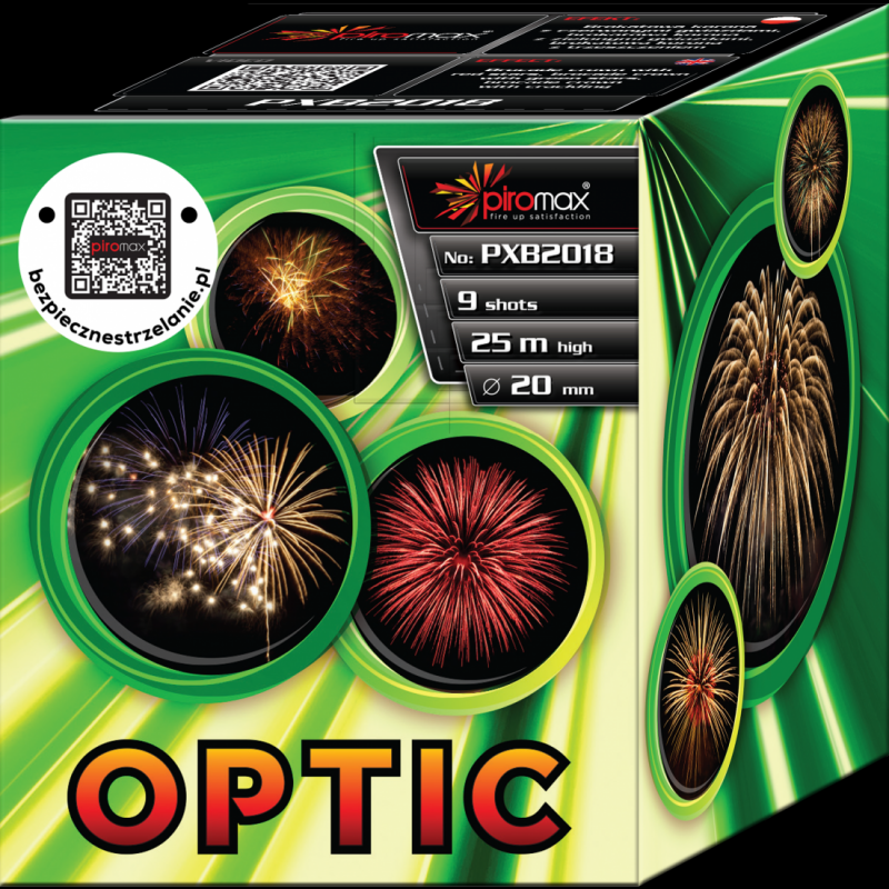 OPTIC 9 strel / 20mm - Ognjemetna baterija