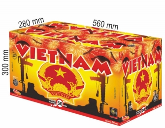 Vietnam 50 strel / 50 mm - Ognjemetna baterija