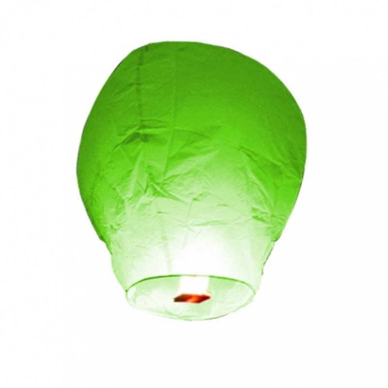 Leteči lampijon sreče - zelen