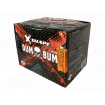 Dum Bum X shape 16 strel / 20 mm - Ognjemetna baterija